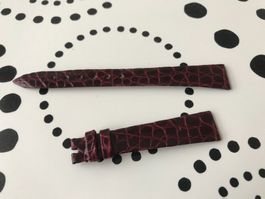 PATEK PHILIPPE ORIGNAL - LEDER BAND - 14/10 MM VIOLET - GOOD