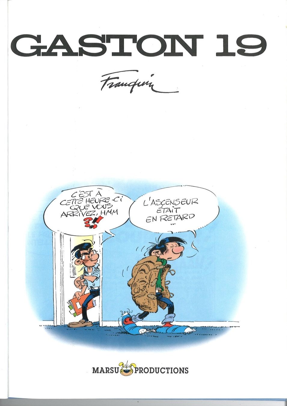Fumetti: Gaston • tome 19 • Franquin – Nuovo (secondo la descrizione) da Niederrohrdorf venduto da Robinia 1
