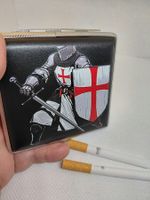 Zigarettenetui sehr elegant / platz fuer 20 Stk mit LEDER