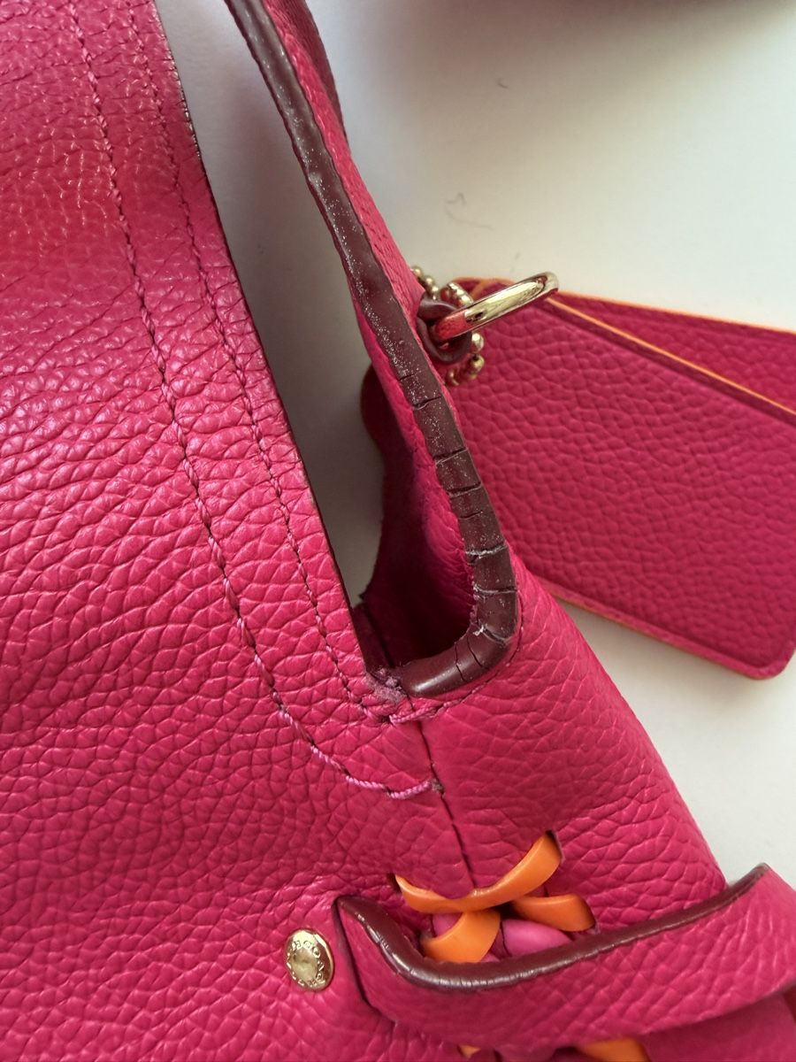 Coach Borse da donna: Coach Ledertasche Pink/Orange – Usato da Winterthur venduto da tat_ky5h 3