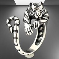 🐯Einzigartiger Vintage Tiger Öffnungsring-die wilde Seite🐯