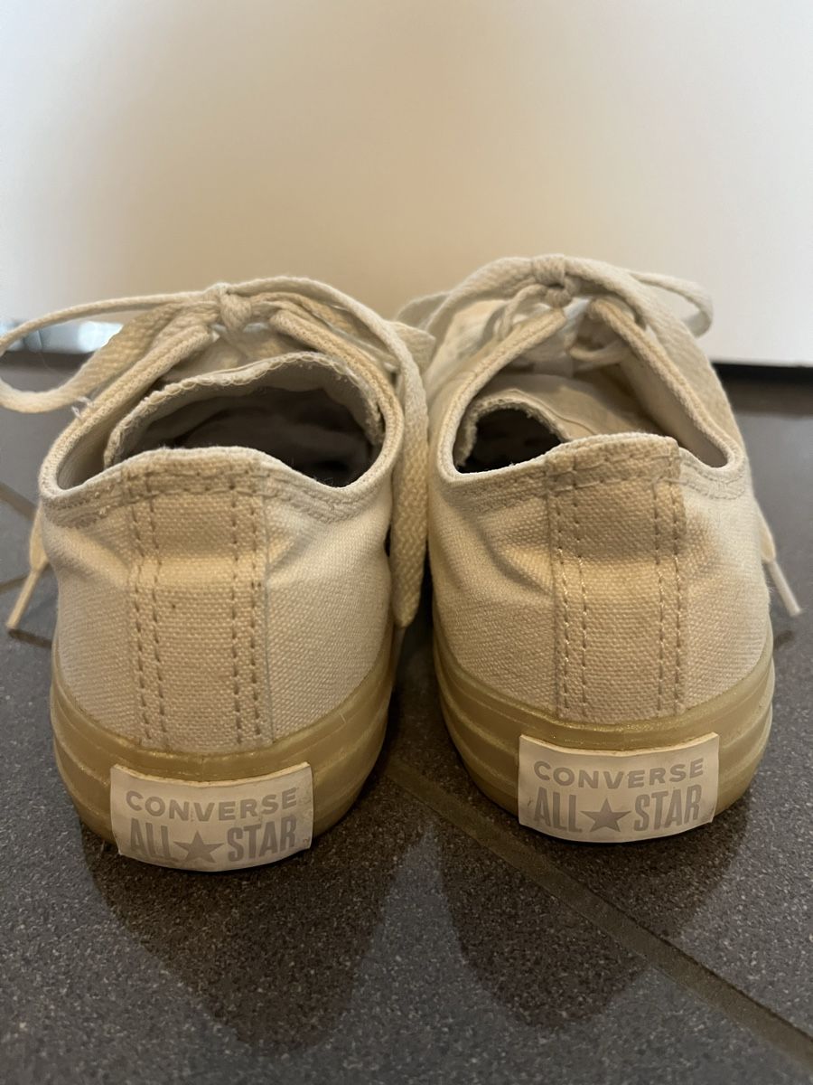 Converse Damenschuhe: Converse weiss mit Schimmersohle 34 – Neu (gemäss Beschreibung) aus Birrwil von vanyboo 3
