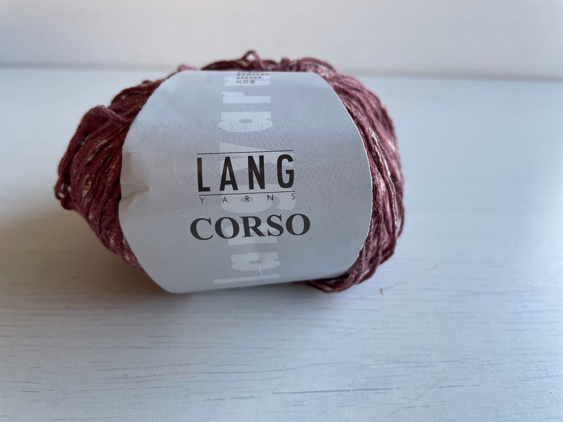 Lana: 1 Knäuel Corso Lang Yarns – Nuovo e nell'imballaggio originale da Büsserach venduto da bor_s88m