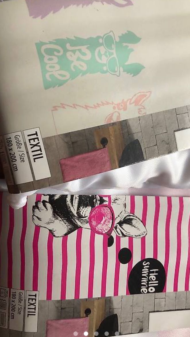 Vorhänge: Neuer textiler Duschvorhang 180x200cm – Neu und originalverpackt aus Langendorf von Felix2017 3