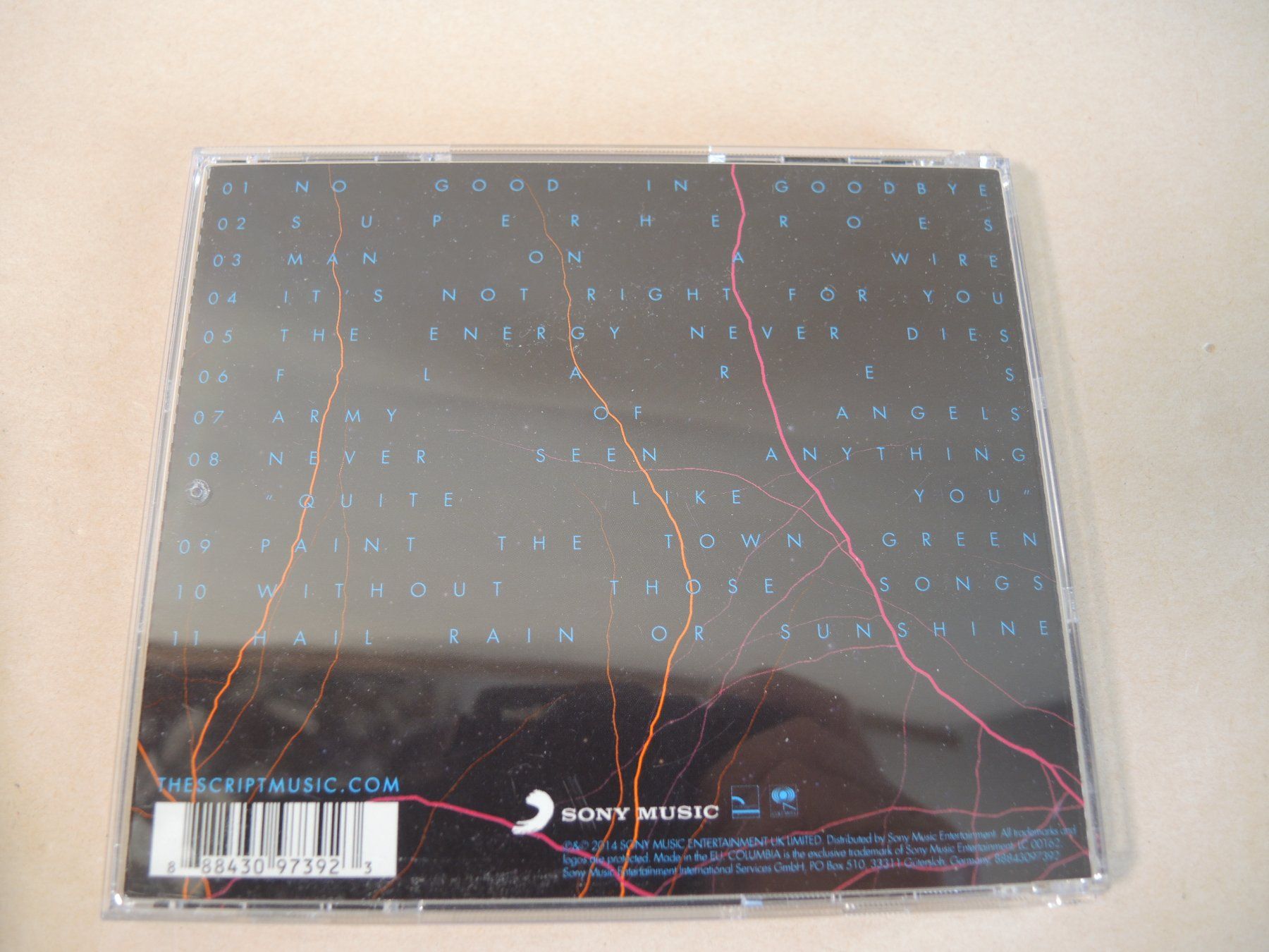 CD: The Script - No Sound Without Silence - CD – Usato da Rorschach venduto da Pop-upBrocki 3