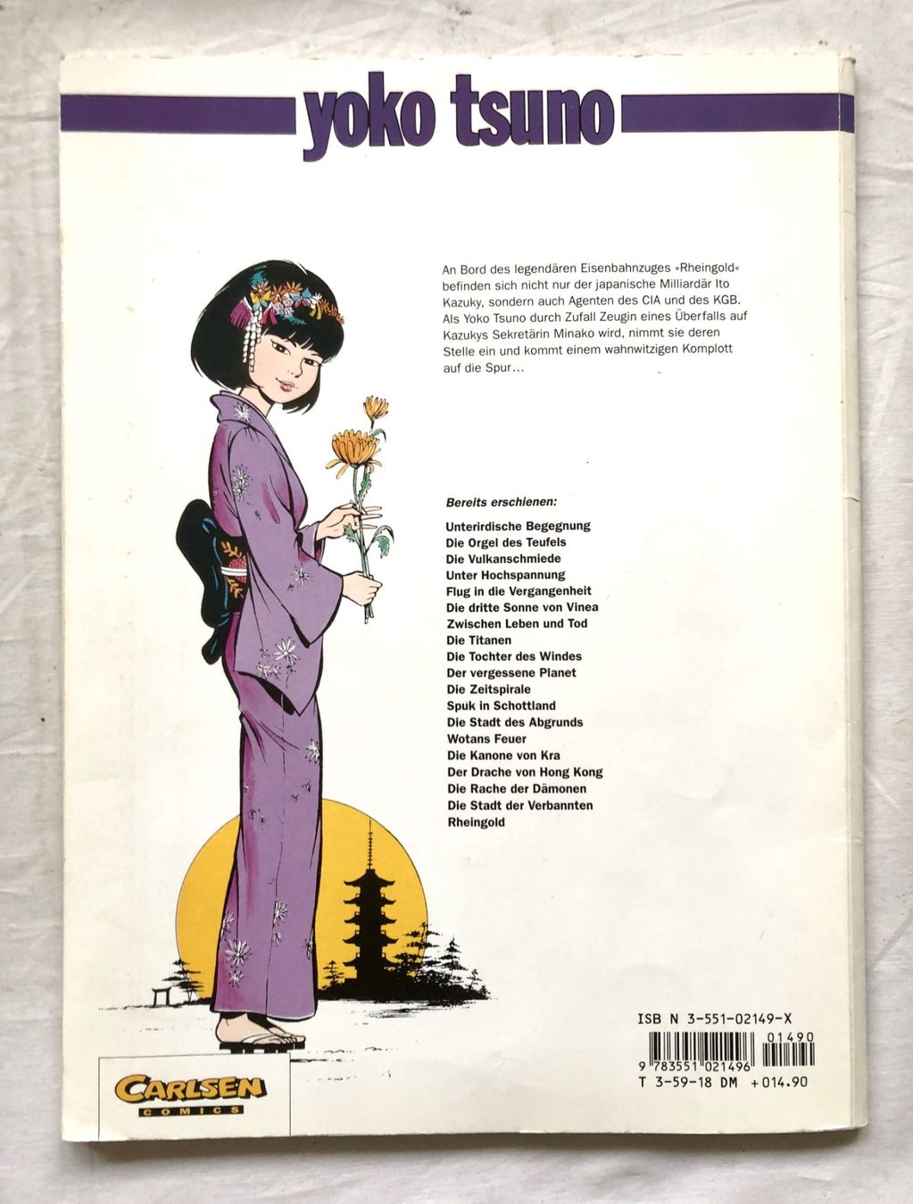 Fumetti: YOKO TSUNO - Band 19 - Rheingold – Usato da Schaffhausen venduto da durruti 4