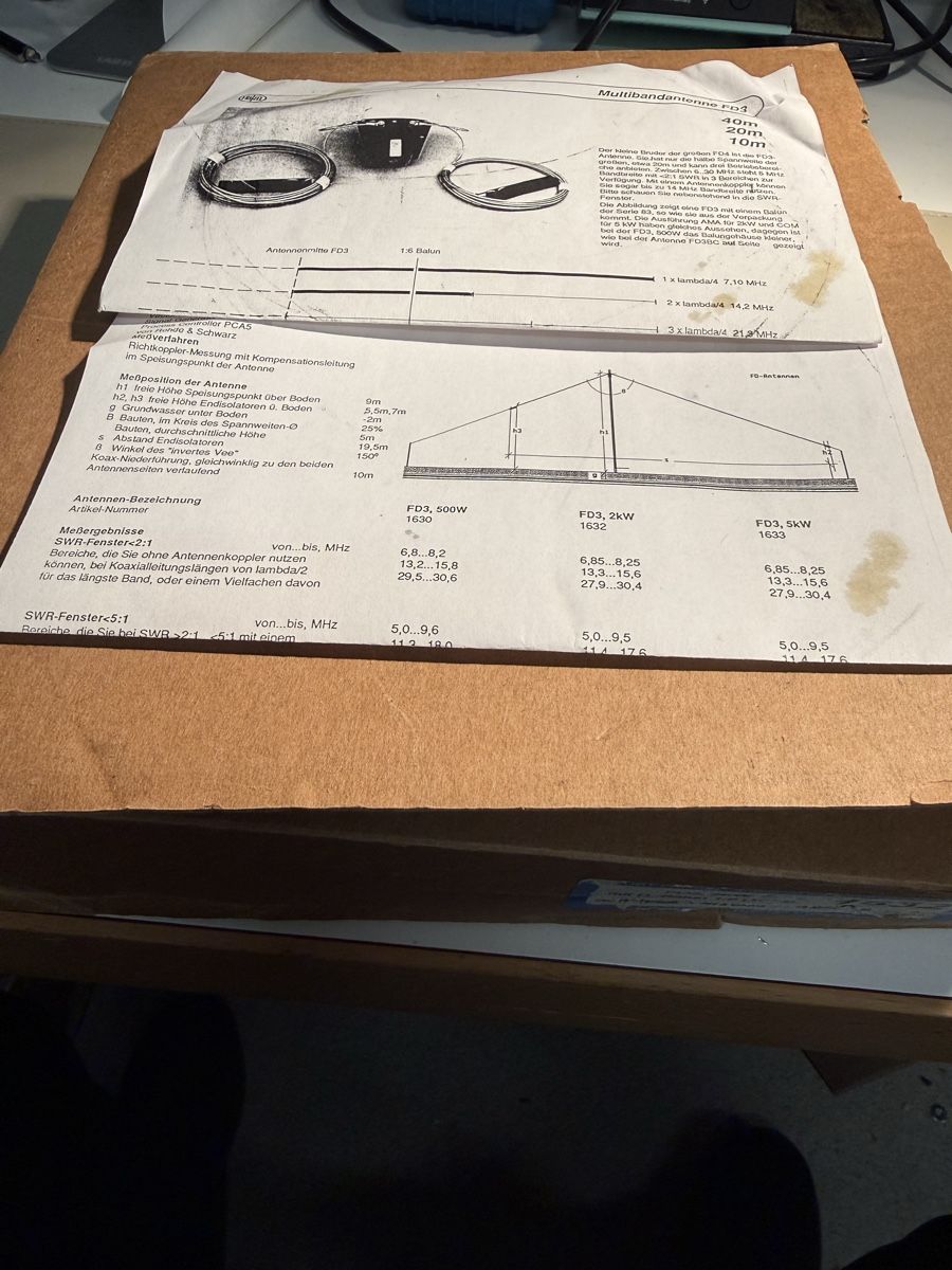 Radiocomunicazione: Fritzel Duplex-Balun der Serie 83. – Nuovo (secondo la descrizione) da Zuzwil SG venduto da Stepwolf 2
