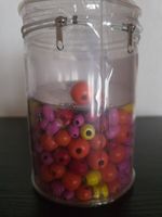 Lena Holzperlen-Set, viele bunte Perlen, super Zustand!