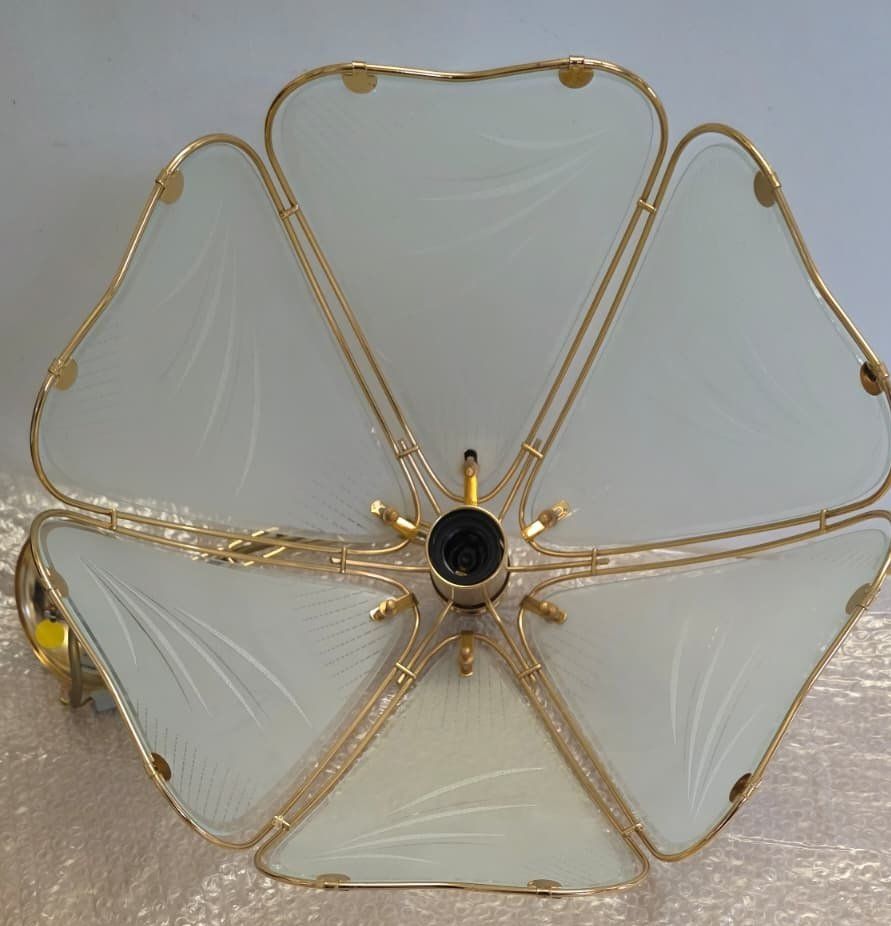 Lampadari & plafoniere: Vintage-Hängelampe Lampe Glas – Usato da Flums venduto da Flumsantik 2