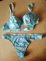 Unterwäsche Set,  Blumenmuster, Gr. M (40/42), A80