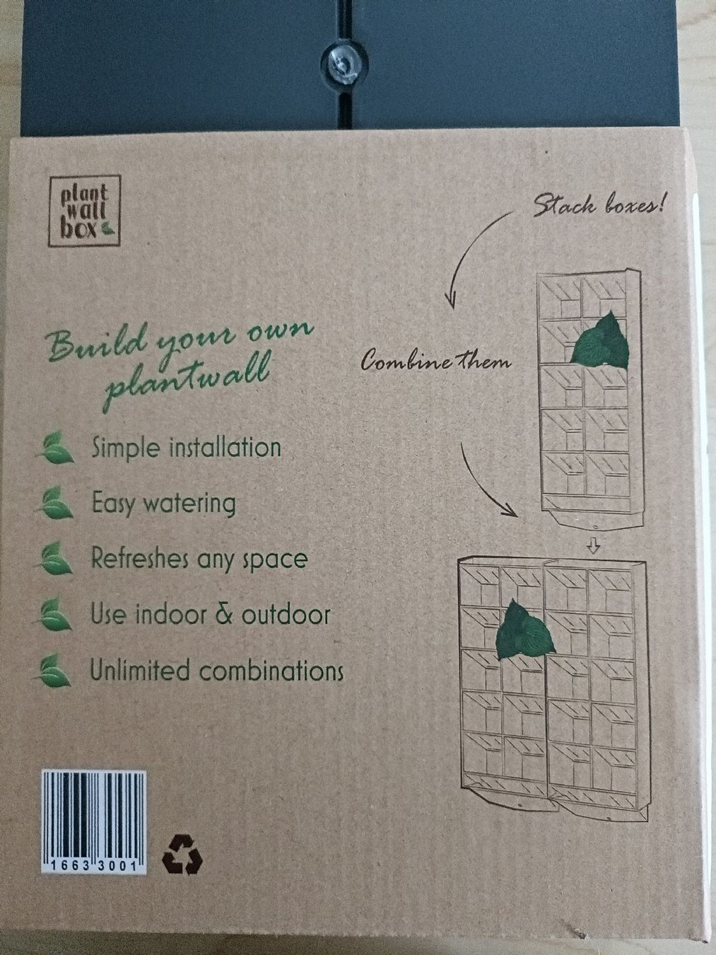 Vasi per fiori: Wandtopf für Kräuter, Pflanzen oder Blumen – Nuovo e nell'imballaggio originale da Kreuzlingen venduto da home_and_more 3