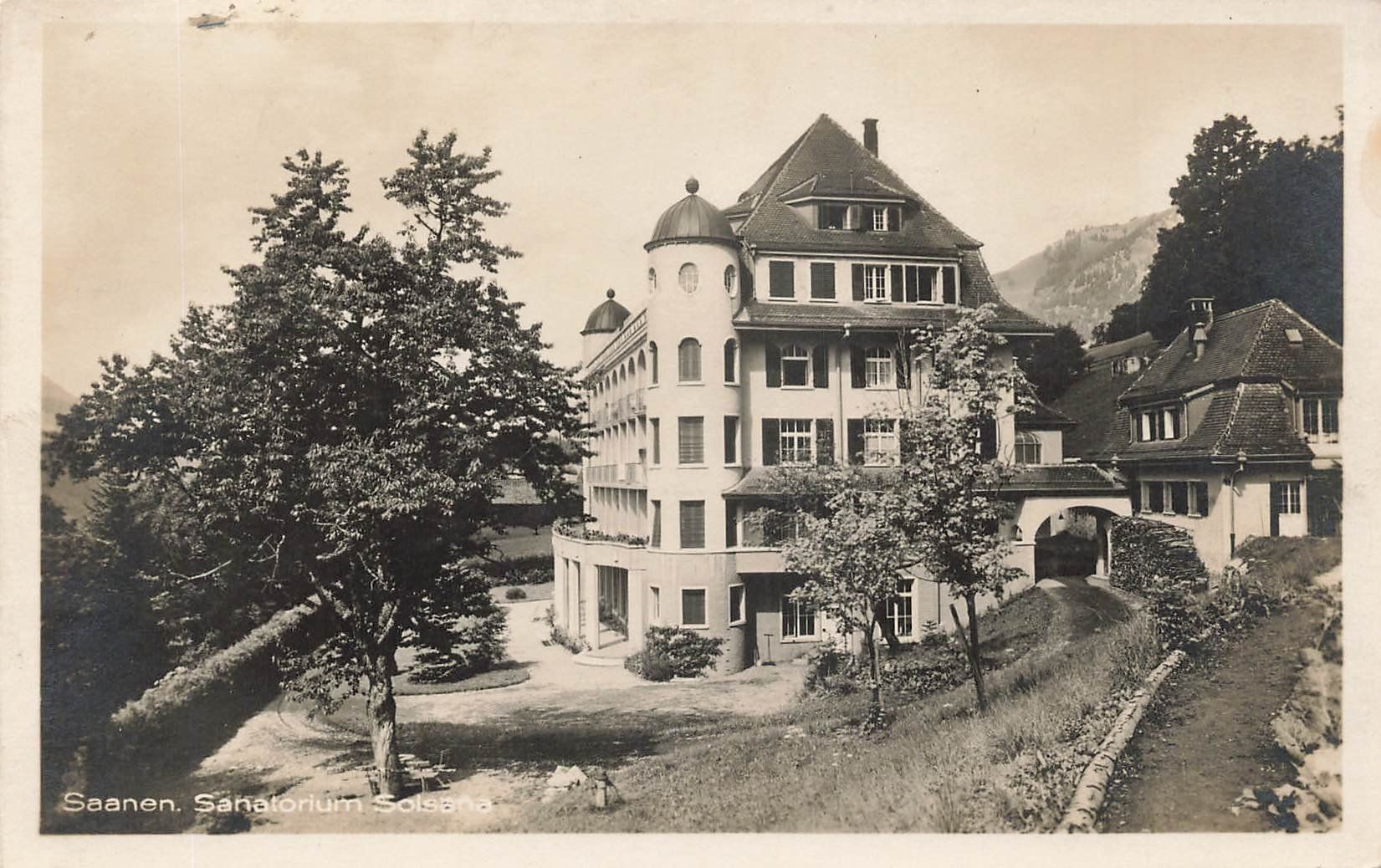 Ansichtskarten: Saanen Sanatorium Solsana – Gebraucht aus Schwyz von Seffi56