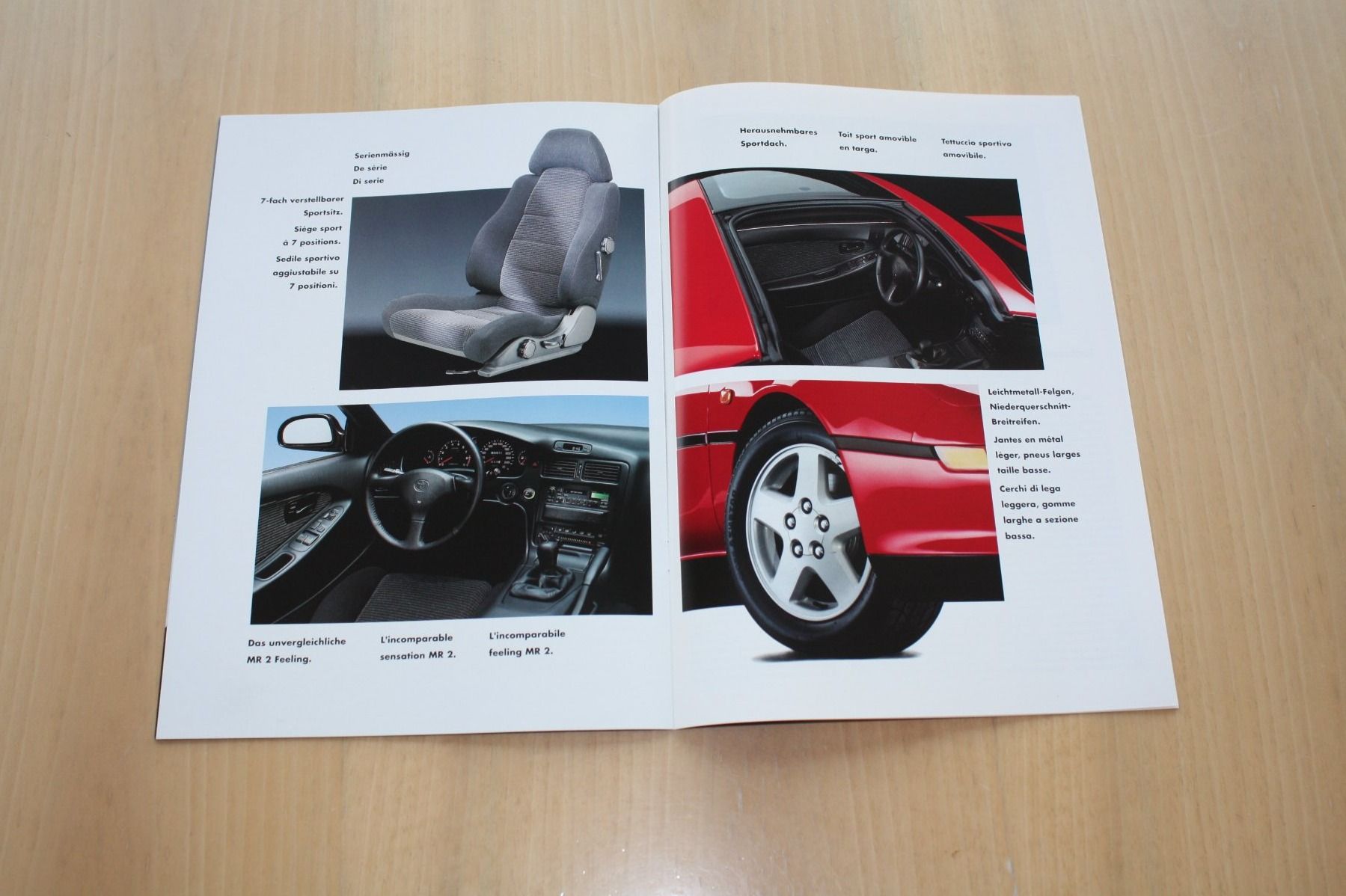 Toyota Documenti: Toyota MR2 Prospekt CH Prospekt 1992 – Usato da Wikon venduto da erwin400 6