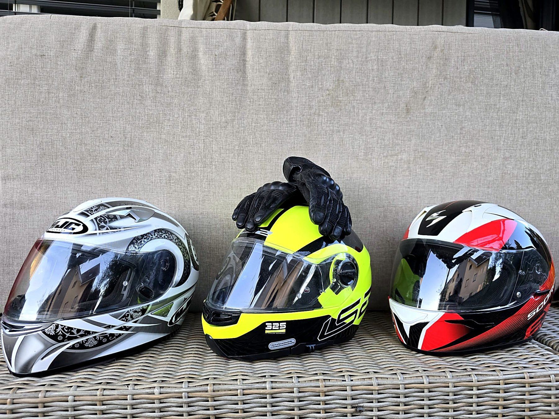Helme & Visiere: Casque moto modulable LS2 FF325 Strobe jaune fluo taille L – Gebraucht aus Henniez von zebralex 1