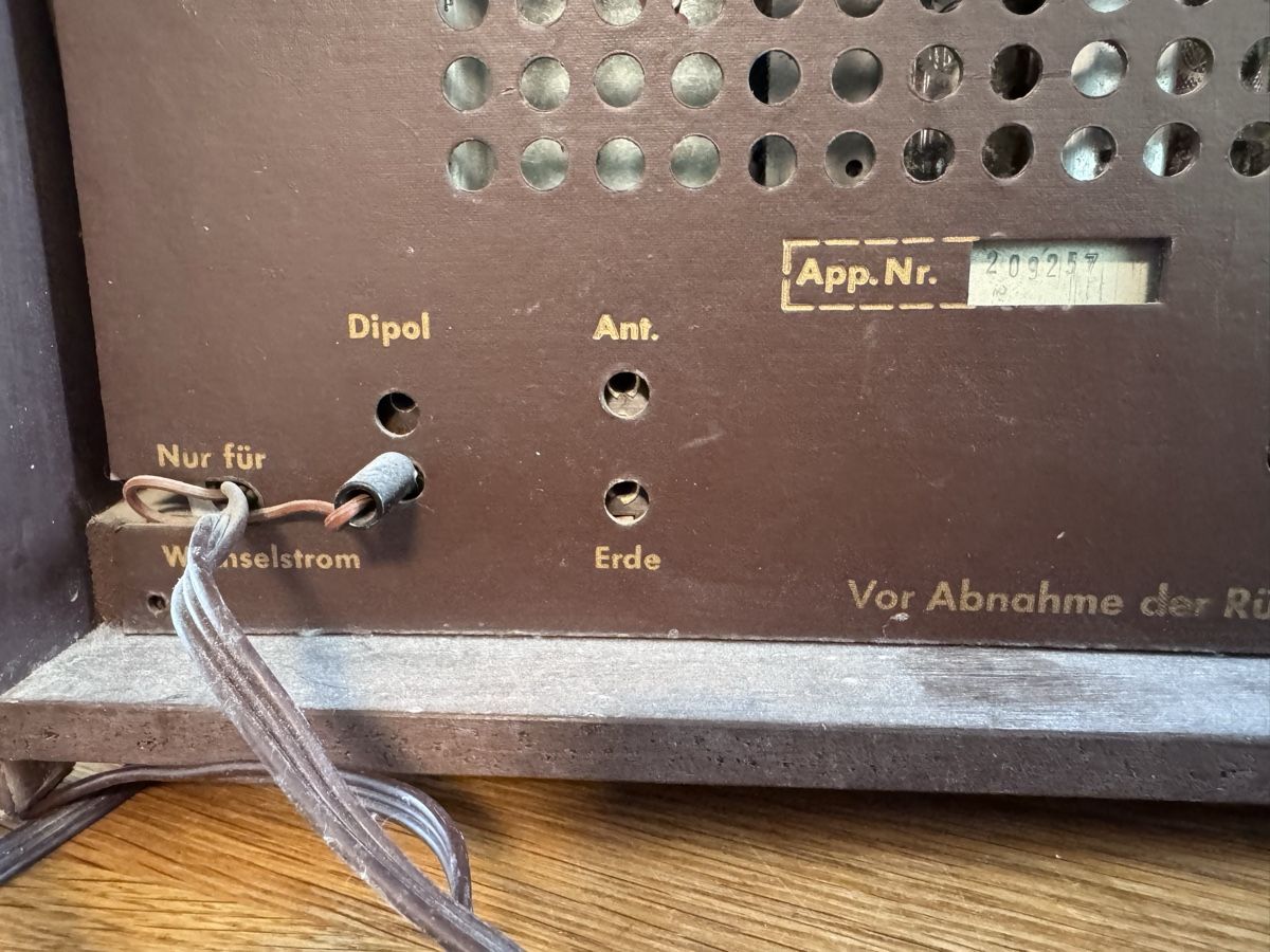 Radios: Altes Radio Seyffer – D'occasion à Niederbüren par Oetschli 5