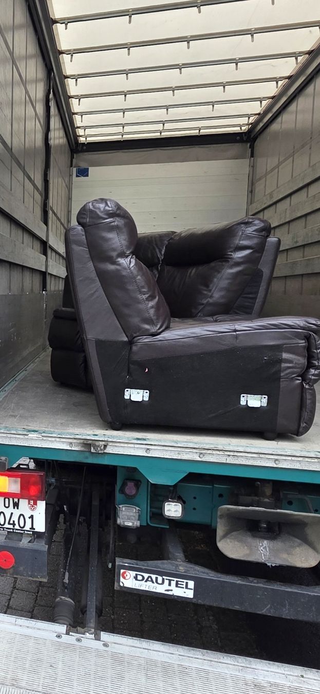 Pfister Divani: Ecksofa Leder Braun – Usato da Alpnach Dorf venduto da flodo72 2