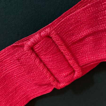Breiter Raffia-Gürtel  Farbe: rosa Zustand: perfekt