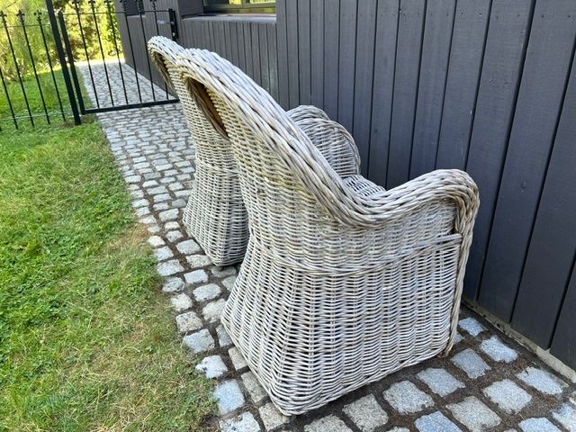 Sessel: Rattan Gartensessel - 2 Stück im Set – Gebraucht aus Burg im Leimental von Anna_Wiener 1