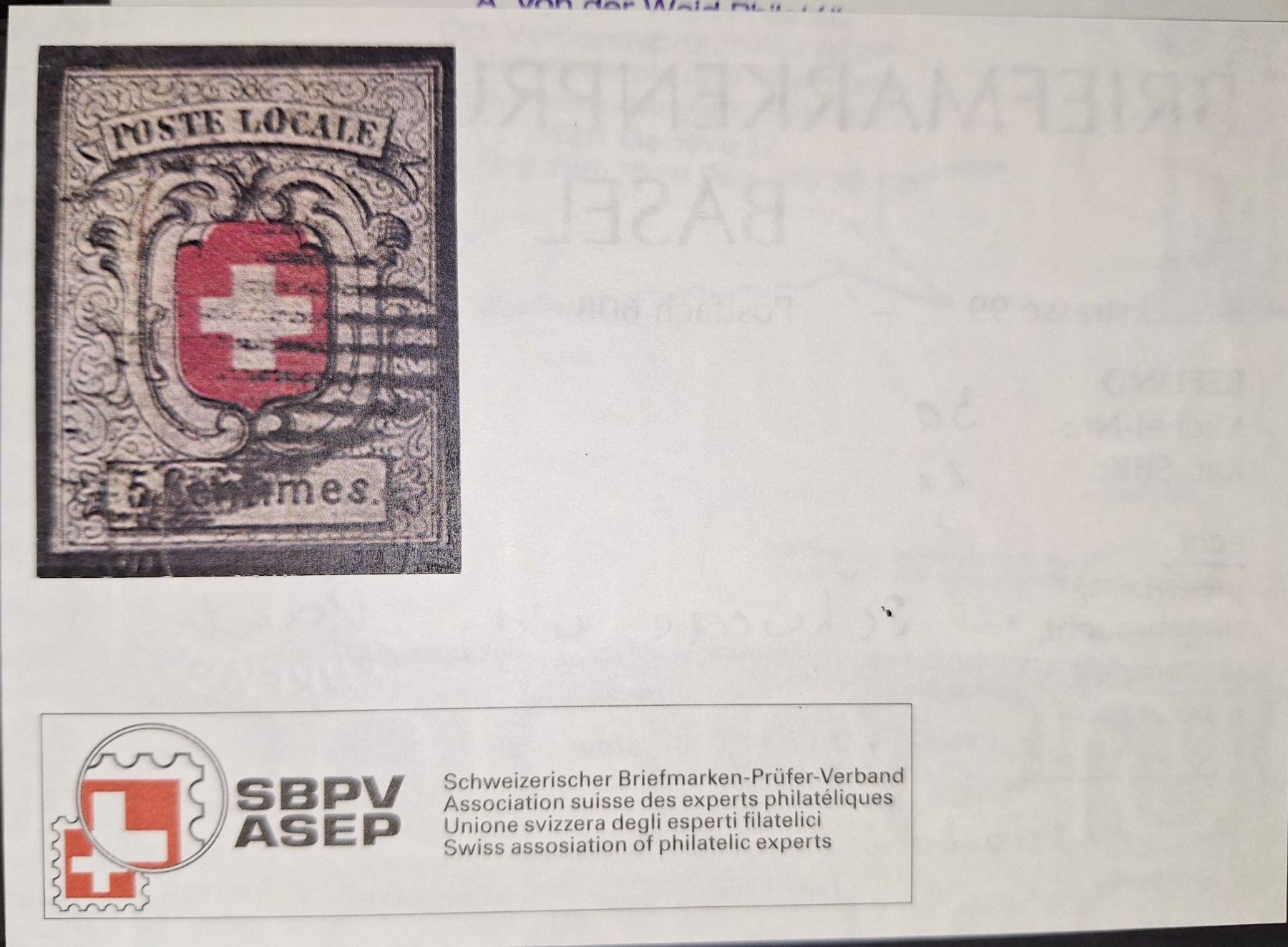 Tutti i francobolli: Nr. 11 Neuenburg Kat. 5400.- mit Befund – Usato da Balgach venduto da SIMEON27 2