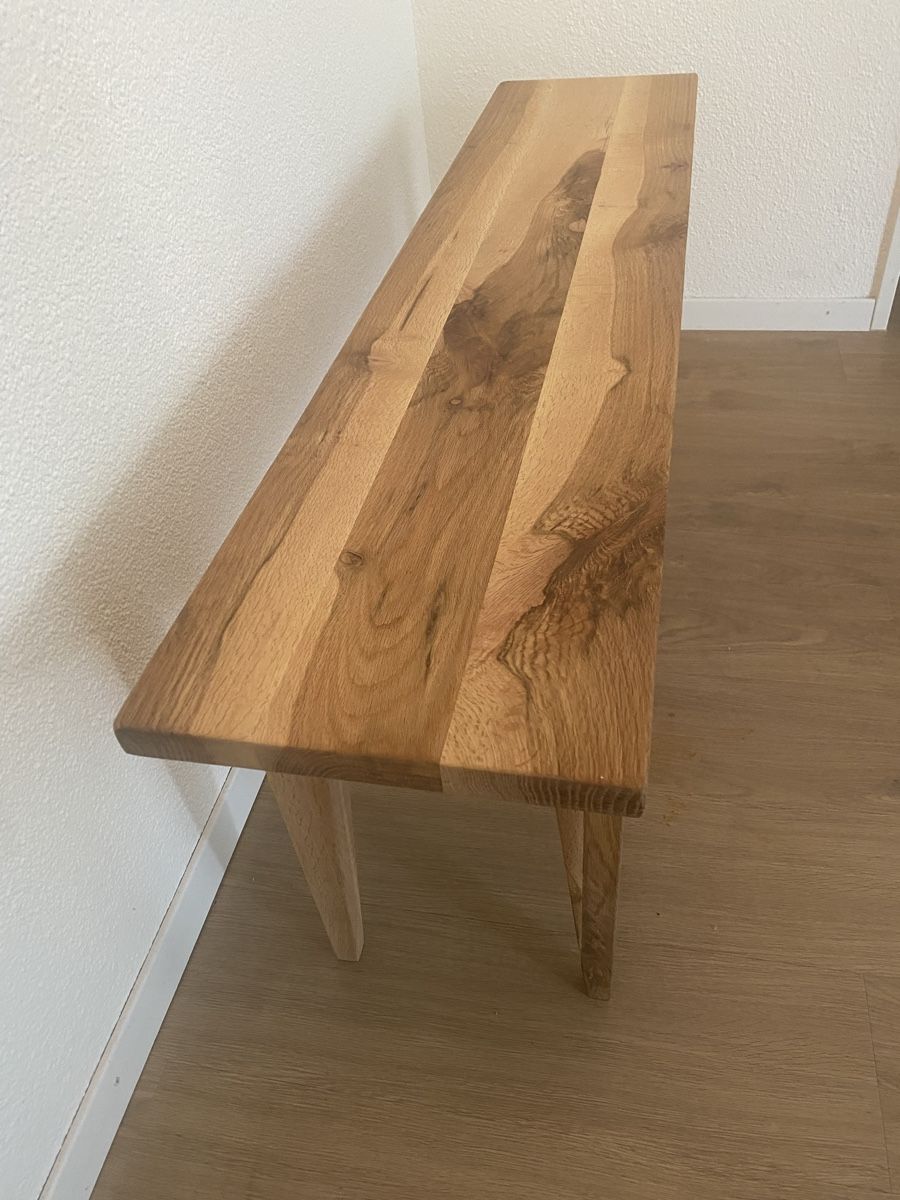 Panchine: Wunderschöne Bänkli aus massiv Eichenholz 130x30 – Nuovo (secondo la descrizione) da Stans venduto da Friz11 2