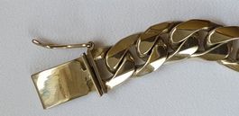 Panzerarmband 925er Silber massiv