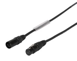 5-Pin Male XLR - 5-Pin Female XLR DMX Cable 110OHM 3m