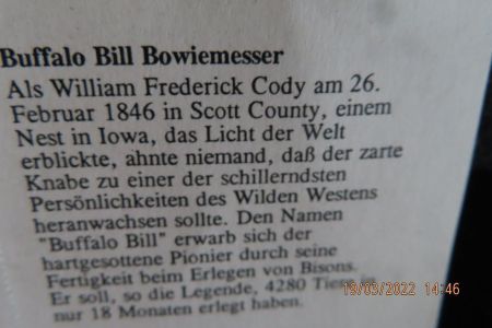 Buffalo Bill Bowiemesser Spezial Edition  neu