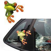 Frosch Aufkleber witzig