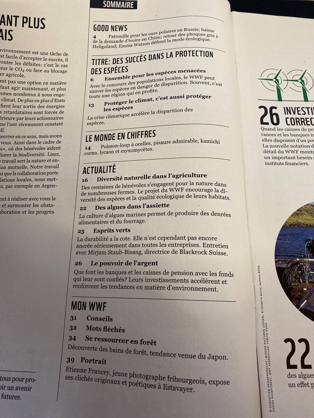 Riviste & Magazine: MAGAZINE WWF - MARS 2021 – Usato da Le Brassus venduto da cinema13 1