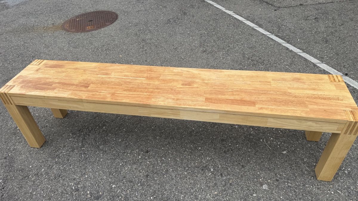 Panchine: zwei massive Sitzbänke aus Buche – Usato da Mönchaltorf venduto da DRUG-TITO 3