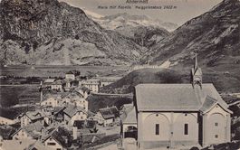 Andermatt, Maria Hilf Kapelle, gelaufen 1910