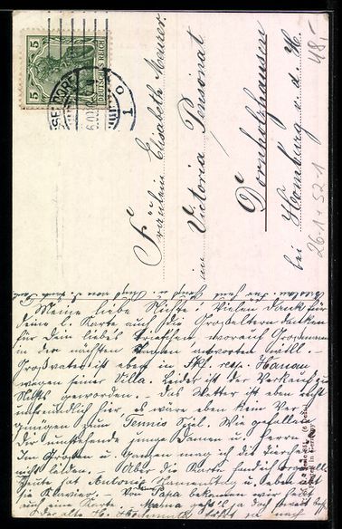 Cartoline postali: Arthur Thiele: Elegante Katzendame spiel – Usato da Berlin venduto da bartko-reher 1
