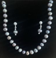 Schmuckset - Perlenkette mit Ohrstecker
