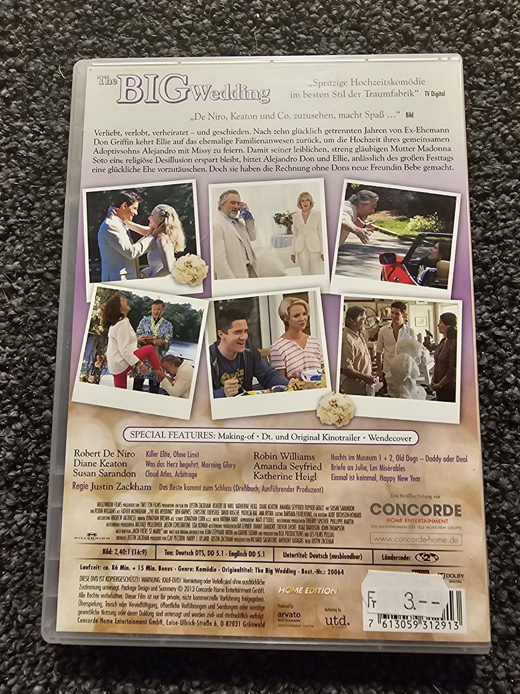 Tutti i DVDs: DVD The Big Wedding (16188) – Usato da Ruswil venduto da jan_bxl5 1