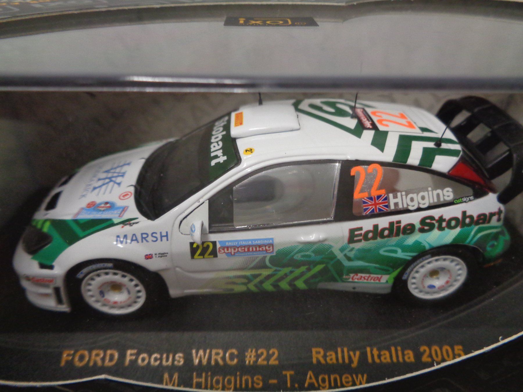 Ford Modellini d'auto: Ixo 1:43 Ford Focus WRC Rallye – Nuovo e nell'imballaggio originale da Reconvilier venduto da rallycar 1