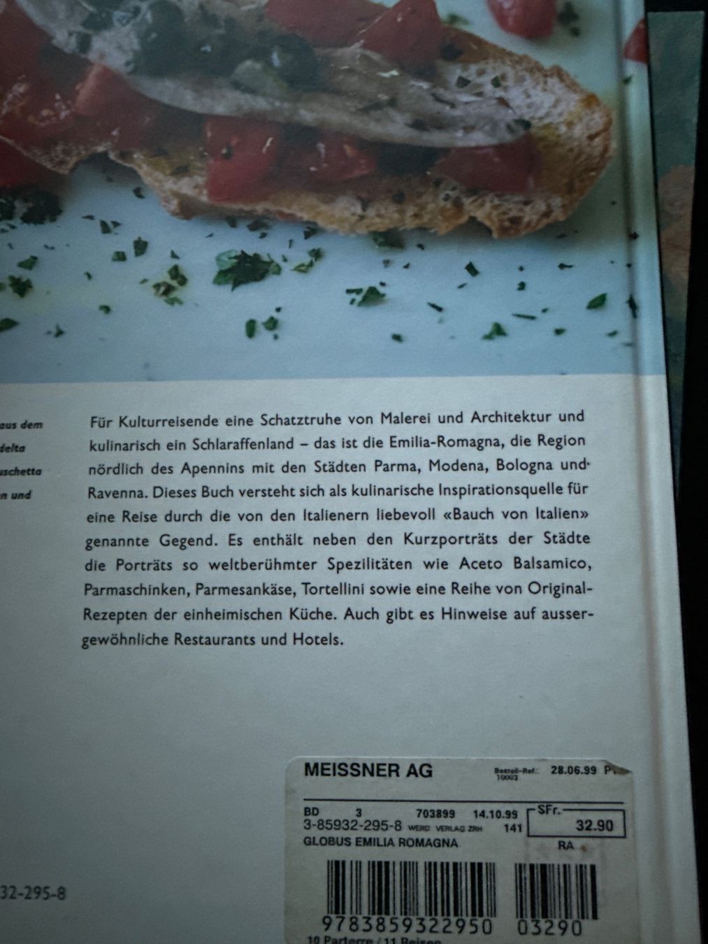 Livres: Kochbuch - EMILIA-ROMAGNA  1999 – D'occasion à Oberentfelden par rosabella 4