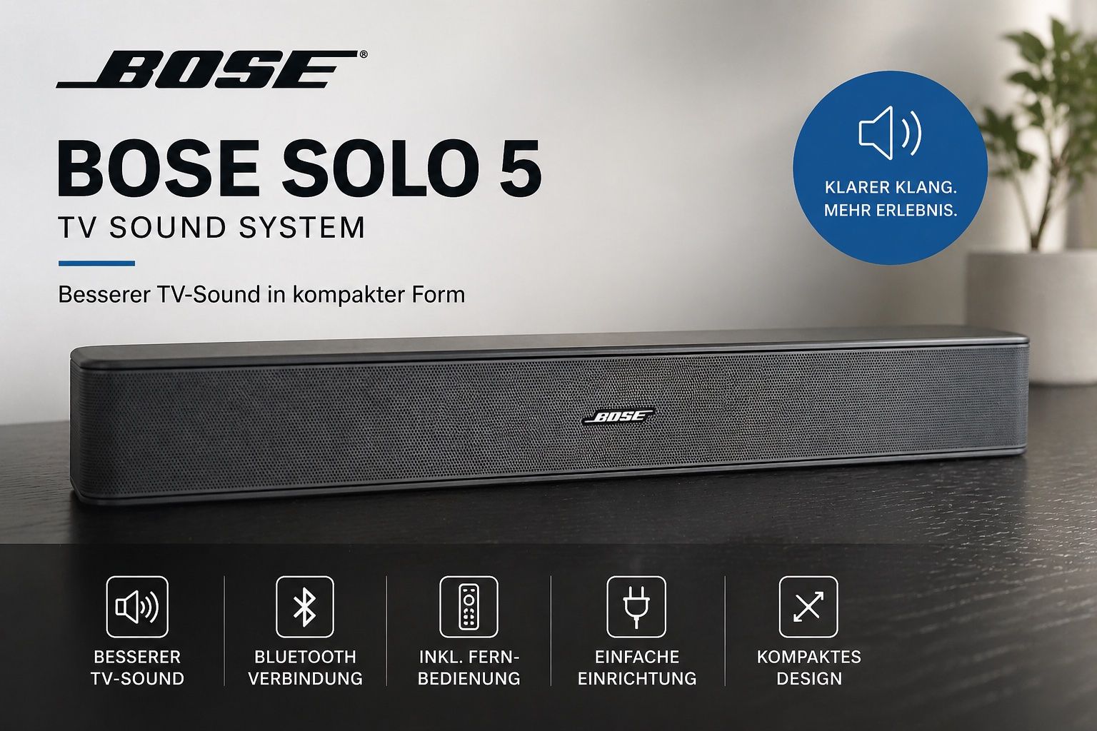 Bose Casse acustiche: TV Soundbar Bose Solo 5 – Usato da Zürich venduto da mar_2rfb