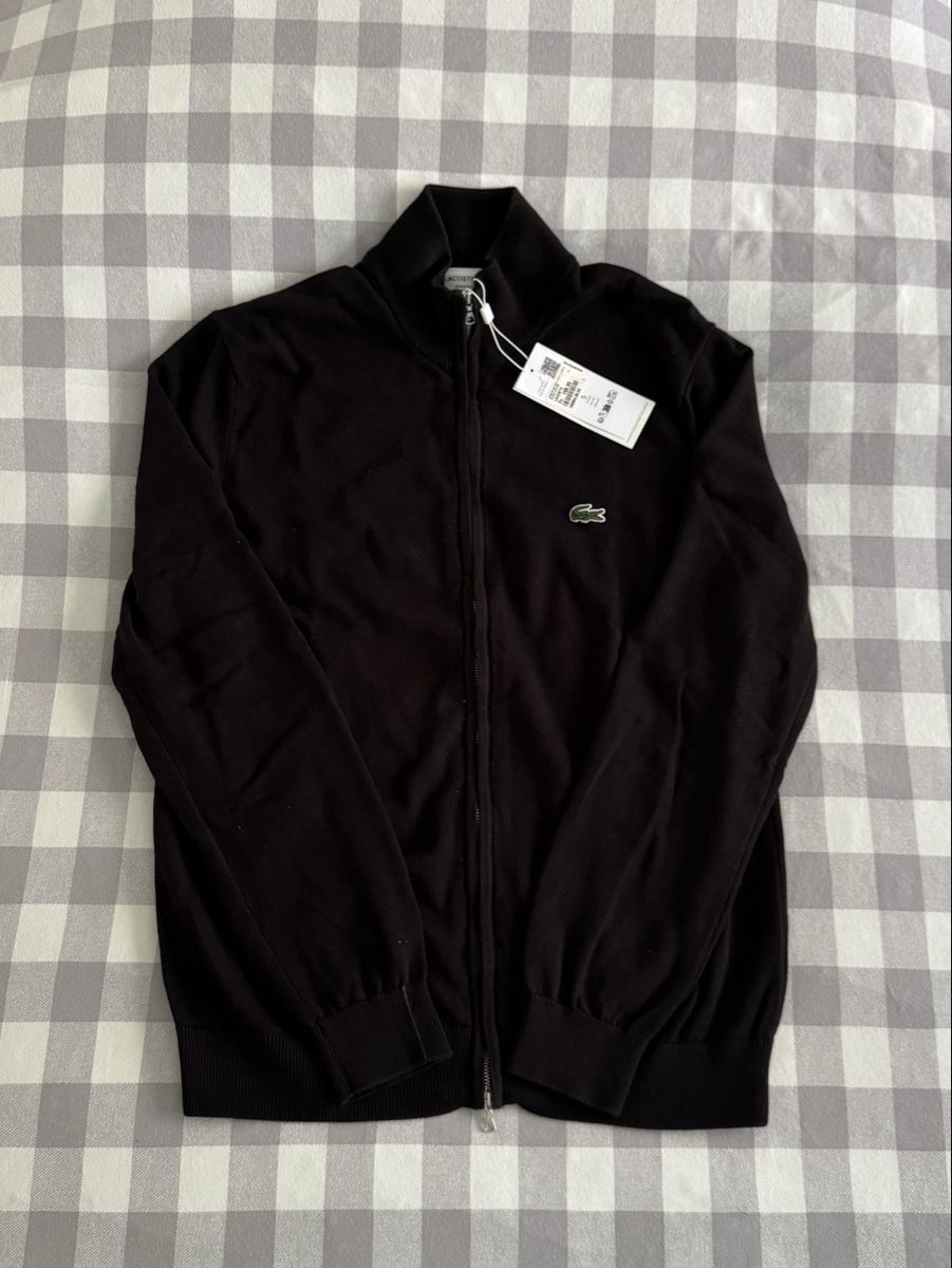 Lacoste Giacche: Lacoste Strickjacke Schwarz Grösse L – Nuovo e nell'imballaggio originale da Rudolfstetten venduto da ste_hw3y