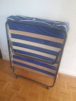Lit pliable sur roulettes, pour invité