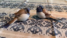 Royal Copenhagen Porzellan Vögel, Dänemark, Top Zustand!