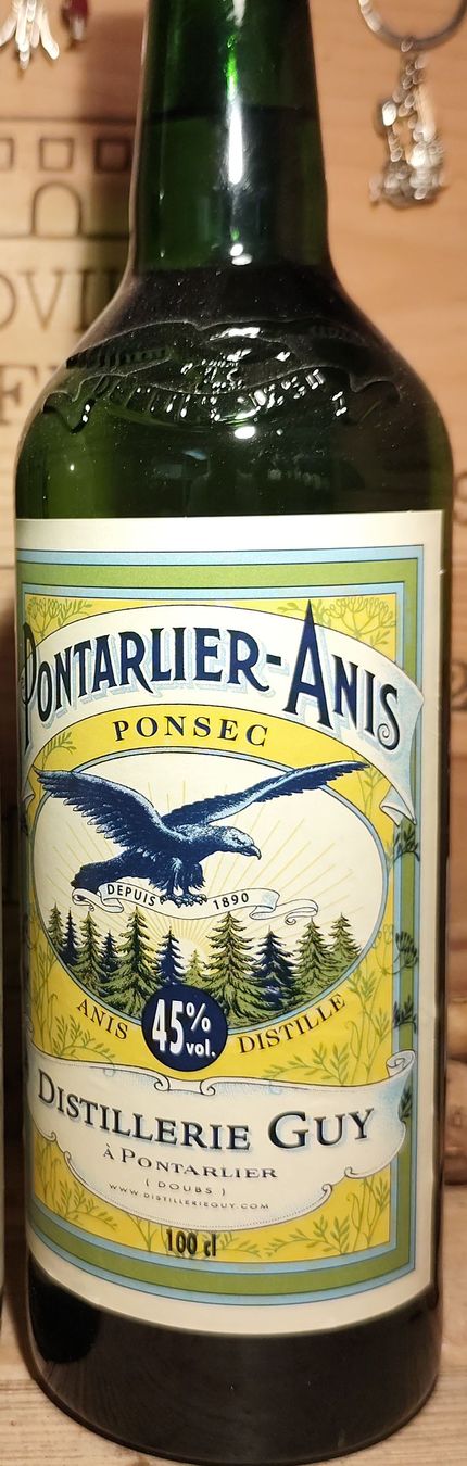 Bevande alcoliche: 2 x 1 Liter Pontarlier-Anis Ponsec 45% – Nuovo (secondo la descrizione) da Büsserach venduto da Vintage-vins 1