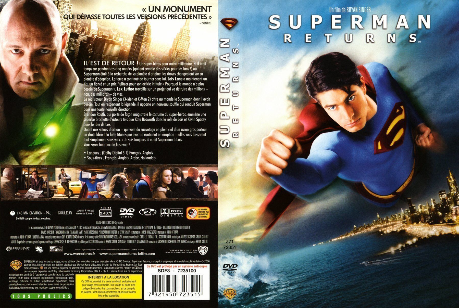 Tutti i DVDs: DVDx2 - Superman returns (éd. spéciale) – Nuovo (secondo la descrizione) da Lausanne venduto da pipo_2017