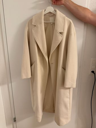 Damen Mantel beige ungefüttert neuwertiger Zustand