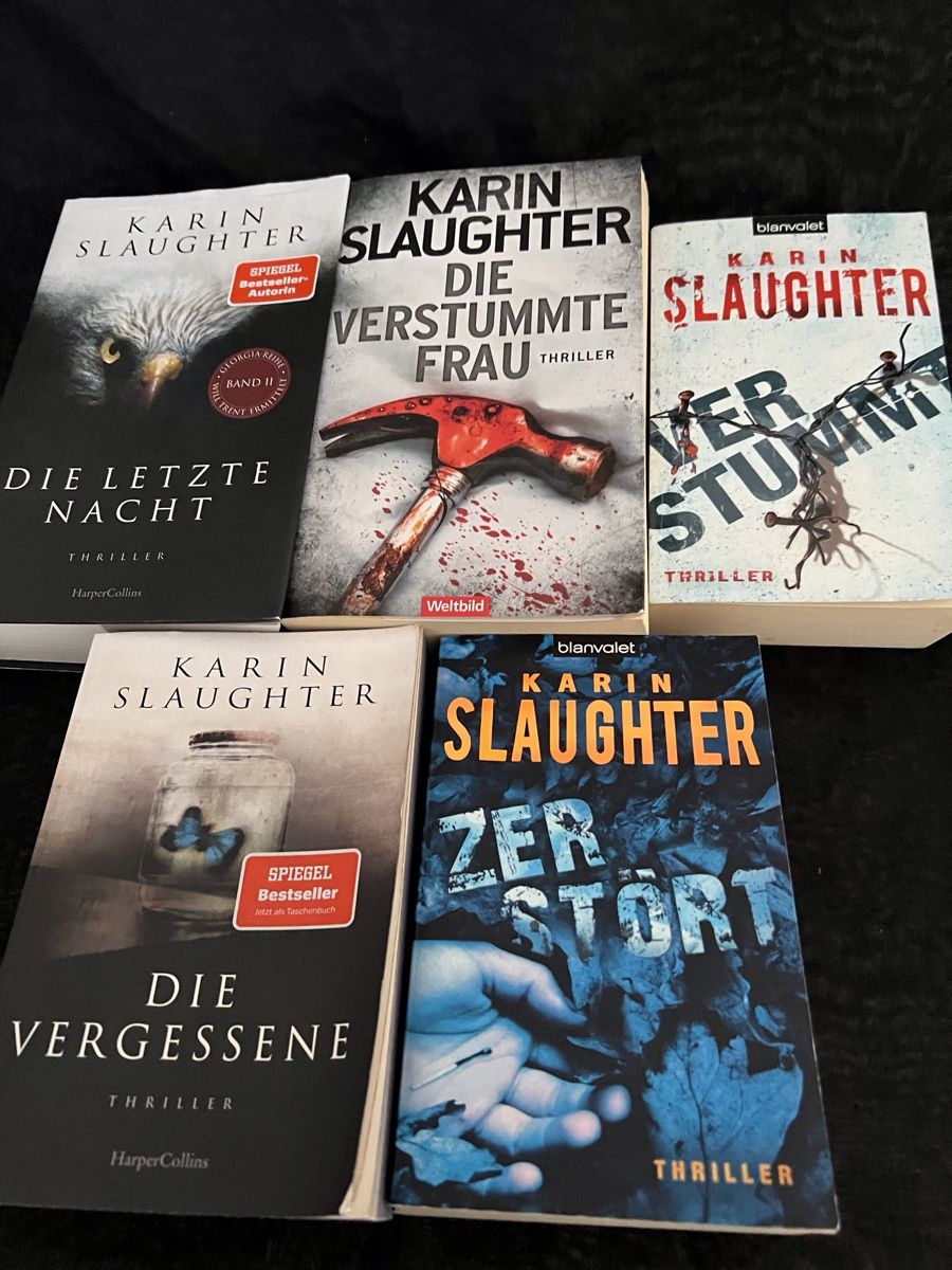 Libri: 5 Bücher Karin Slaughter – Usato da Oftringen venduto da Stukaof