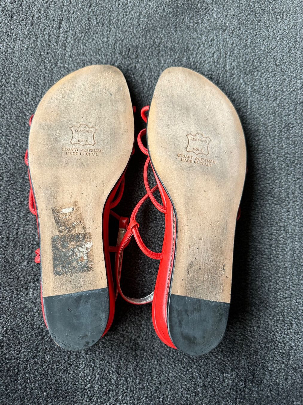 Stuart Weitzman Scarpe da donna: Stuart Weitzman Sandalen, Rot, Grösse 37.5 – Usato da Herzogenbuchsee venduto da cmk_v82m 3