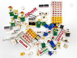 Lego Shell Octan Minifiguren Bausteine Legoland Vintage City