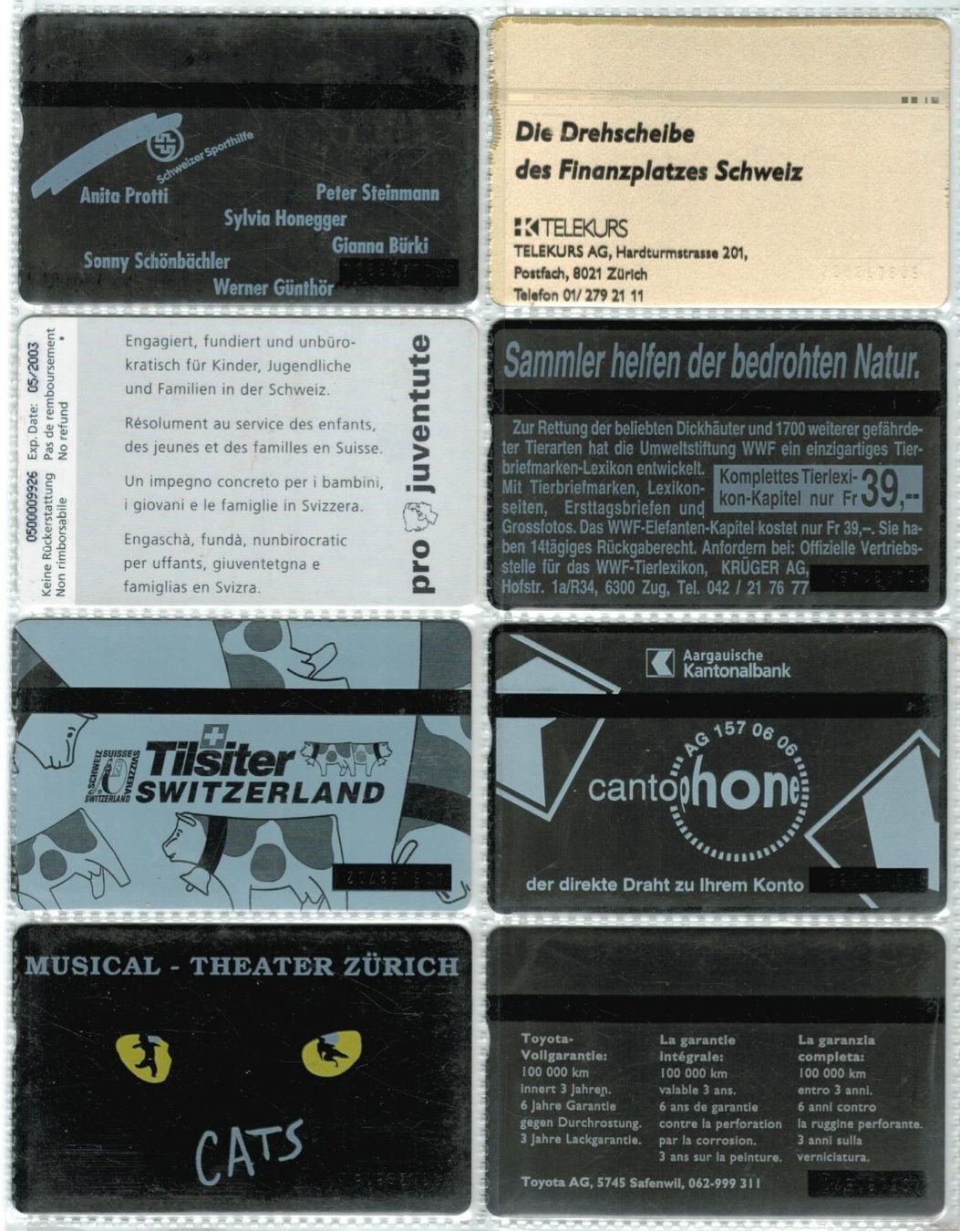 Swisscom Telefon- & Taxkarten: 8 Taxcards – Gebraucht aus Zürich von Tolima194 1
