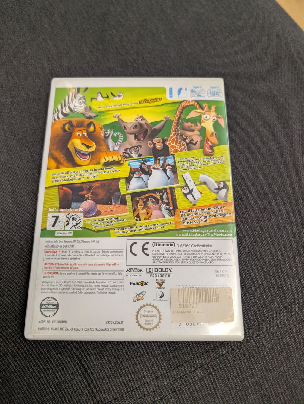 Giochi: Madagascar 2 Nintendo Wii – Usato da Giubiasco venduto da Ticinerd 1