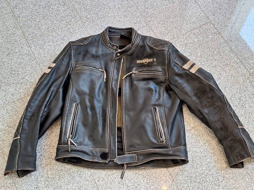Giacche: Motorradjacke Highway, Leder, Gr. 56 – Usato da Amlikon-Bissegg venduto da Pbulgheroni
