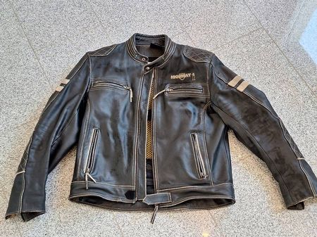 Motorradjacke Highway, Leder, Gr. 56